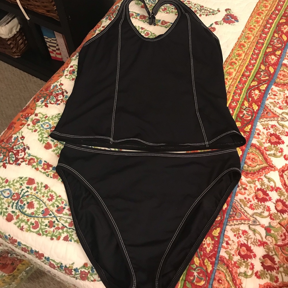 Ann Cole Black Tankini